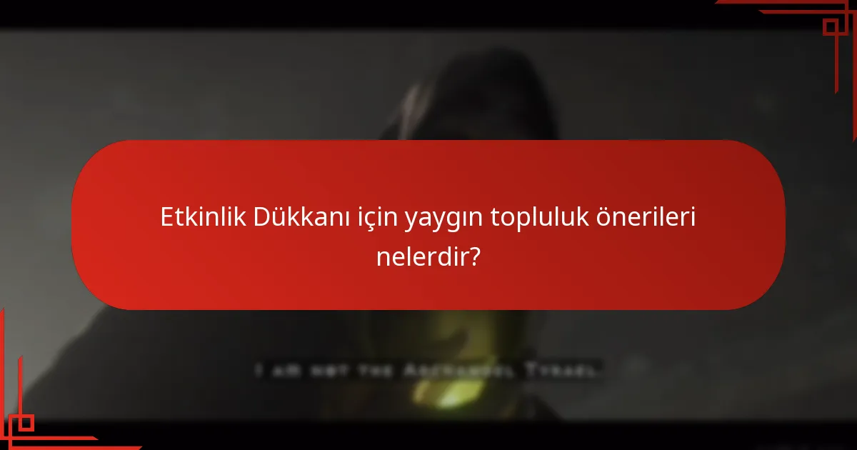 Oyuncular Kayıp Ark Etkinlik Dükkanı anketlerine nasıl katılabilir?