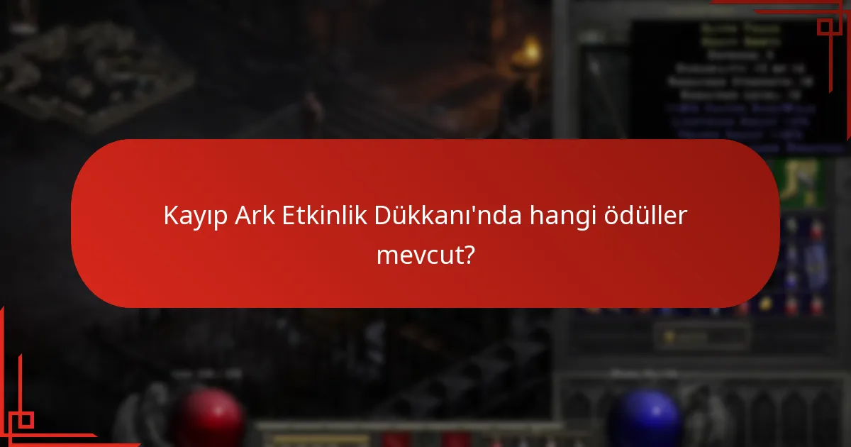 Etkinlik Dükkanı ödülleri önceki etkinliklerle nasıl karşılaştırılıyor?