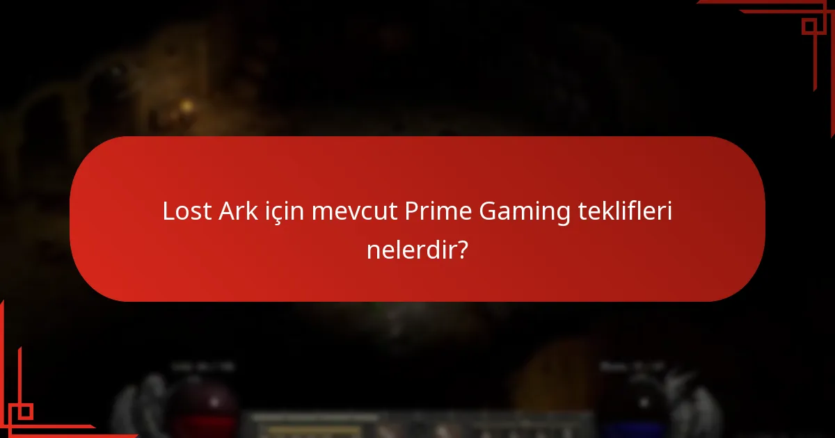 Oyuncular Lost Ark için hangi yaklaşan Prime Gaming tekliflerini bekleyebilir?