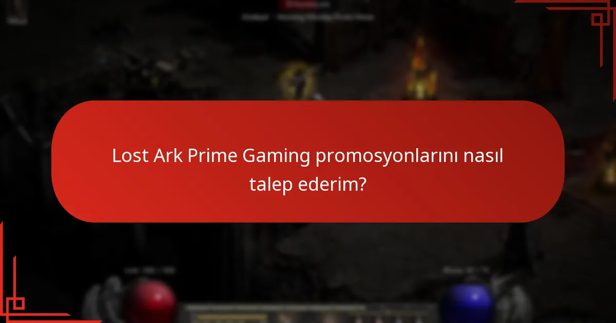 Lost Ark Prime Gaming promosyonlarında hangi özel eşyalar bulunmaktadır?