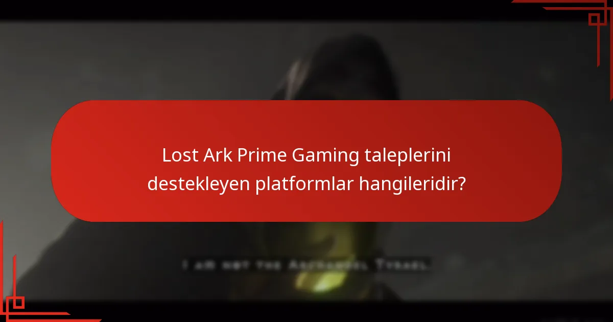 Prime Gaming aracılığıyla Lost Ark için hangi tür ödüller mevcuttur?