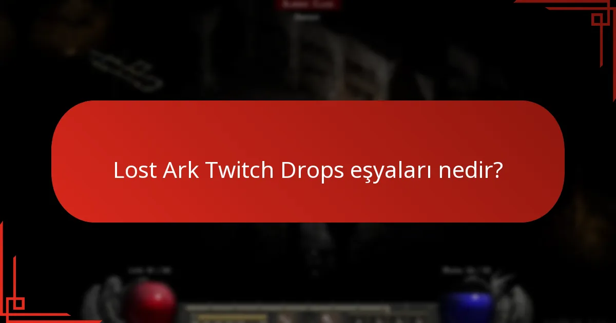 Lost Ark Twitch Drops eşyalarının nadirlik sınıflandırması nedir?